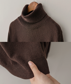 color wool pola knit[니트AB649]안나앤모드