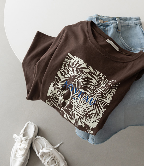 noveau 패턴 티셔츠[티셔츠BXM82]안나앤모드